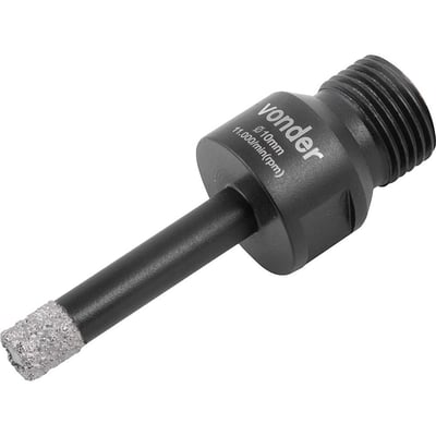 Serra copo diamantada, 10 mm, para esmerilhadeira
