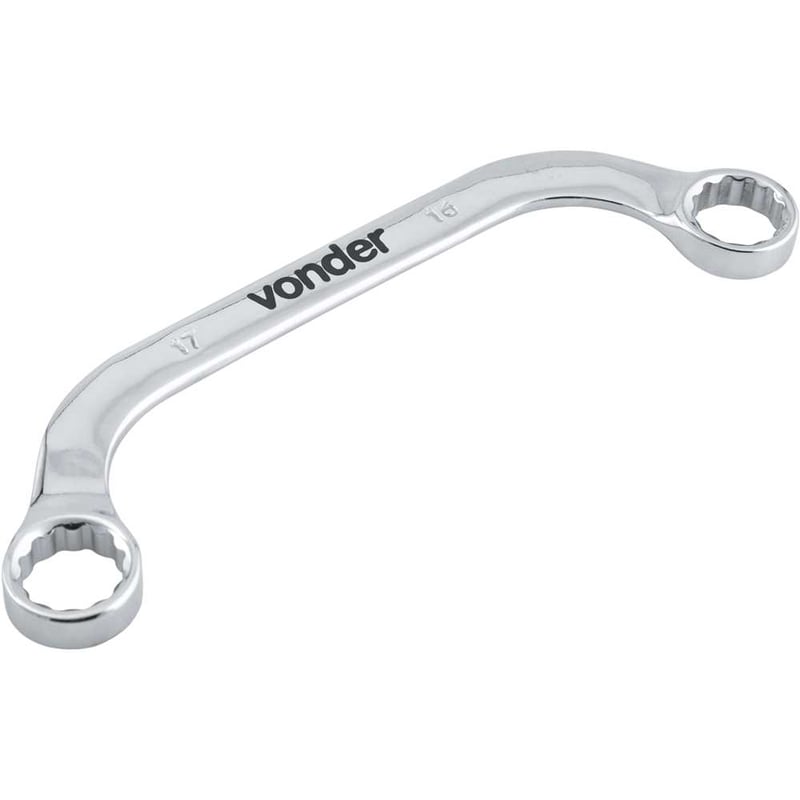 Chave starter/estrela meia-lua, 16 mm x 17 mm