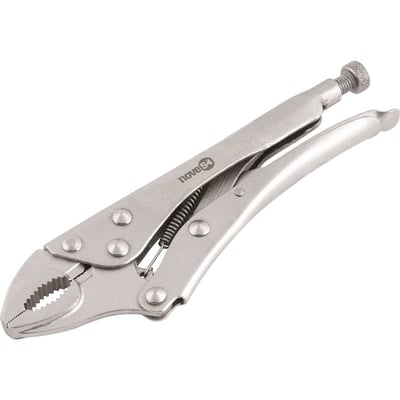 Alicate de pressão, 10", mordente curvo