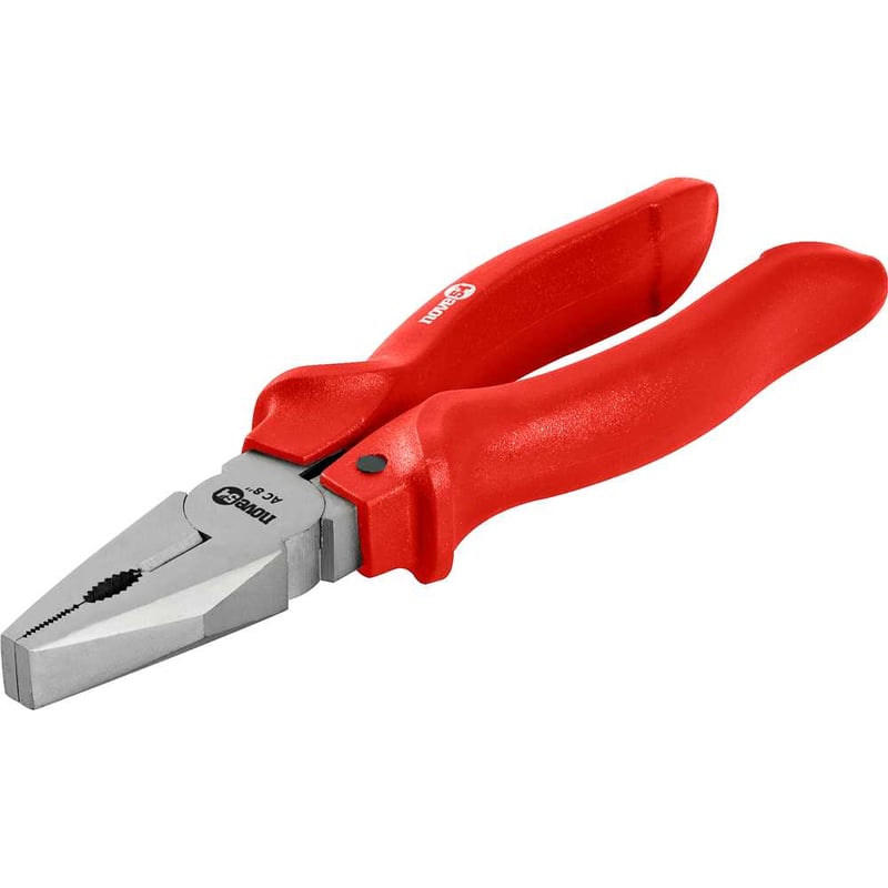 Alicate universal 8", aço carbono polido, sem isolação