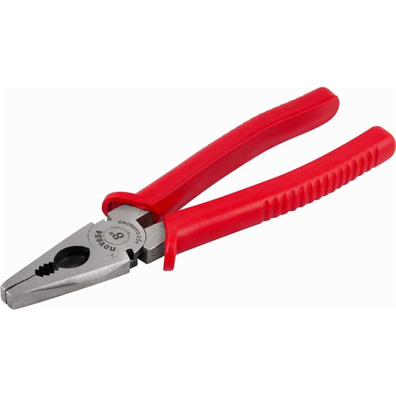 Alicate universal 8", aço carbono