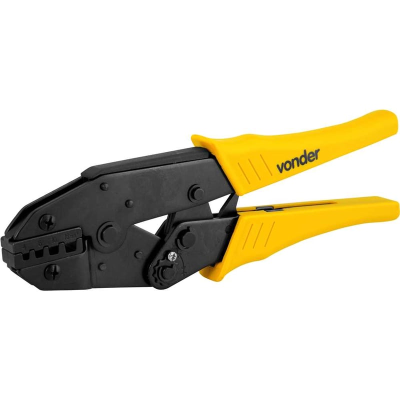 Alicate crimpador para terminais isolados tubulares de 4,0 mm² a 16,0 mm²