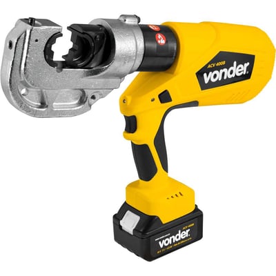 Alicate crimpador hidráulico, a bateria 18 V