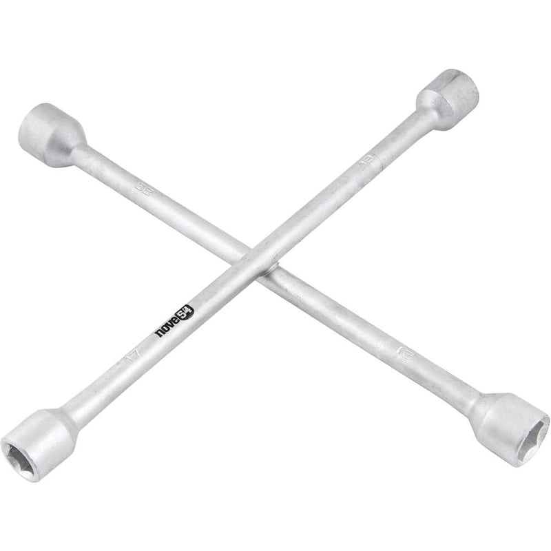 Chave de roda tipo cruz, 17,0 mm x 19,0 mm x 21,0 mm 23,0 mm