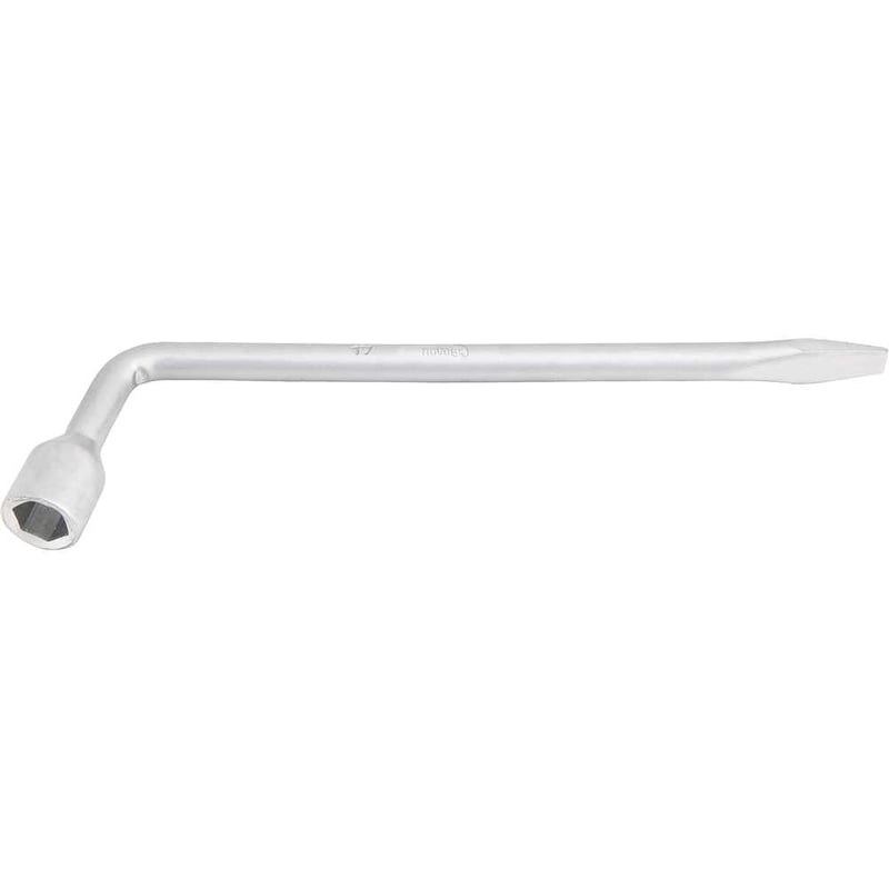Chave de roda tipo L, com espátula, 17 mm