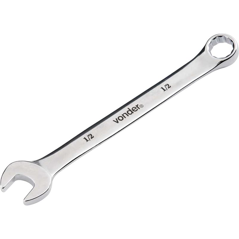 Chave combinada 32 mm, aço cromo vanádio, reta cromada