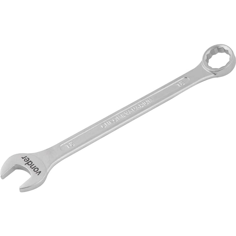 Chave combinada 18 mm, aço cromo vanádio, reta
