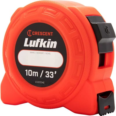 Trena curta de aço, com trava, 10 m x 25,4 mm