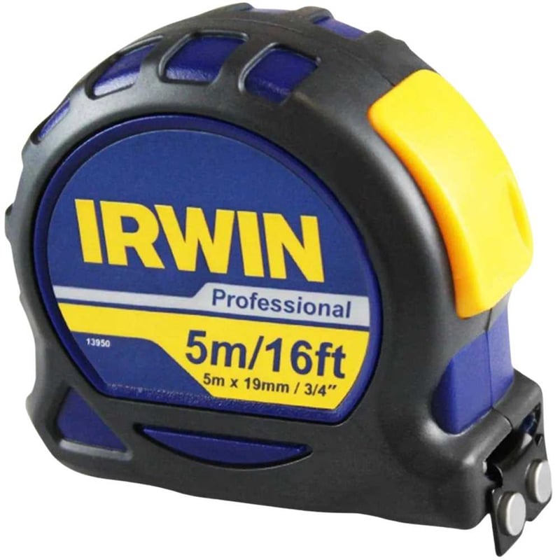 Trena profissional com imãs na ponta, 19 mm x 5 m