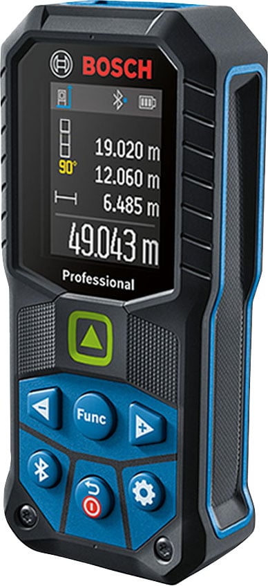 Medidor de distância a laser, 50 m, laser verde, sistema Bluetooth
