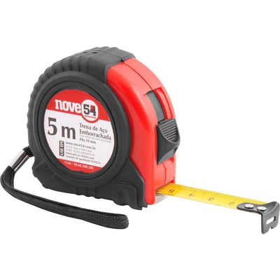 Trena de aço emborrachada 5 m x 19 mm