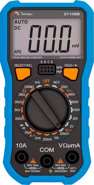 Multímetro digital, CAT II 600 V