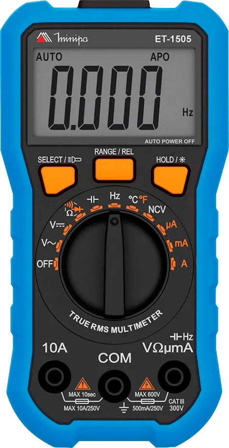 Multímetro digital, CAT III 300 V