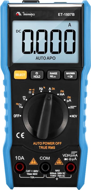 Multímetro digital, CAT III 600 V