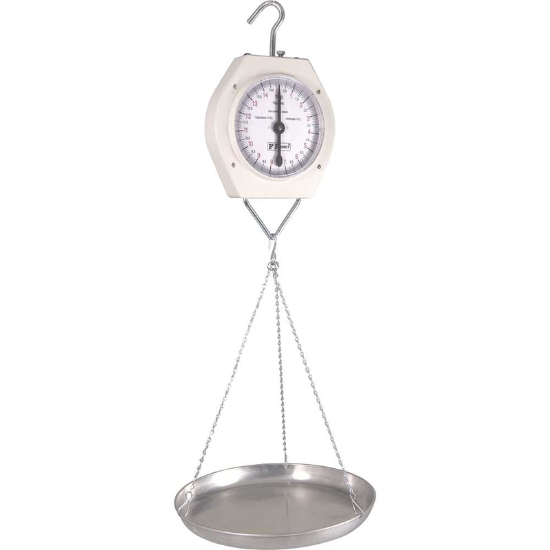Balança suspensa 15 kg, tipo relógio, analógico