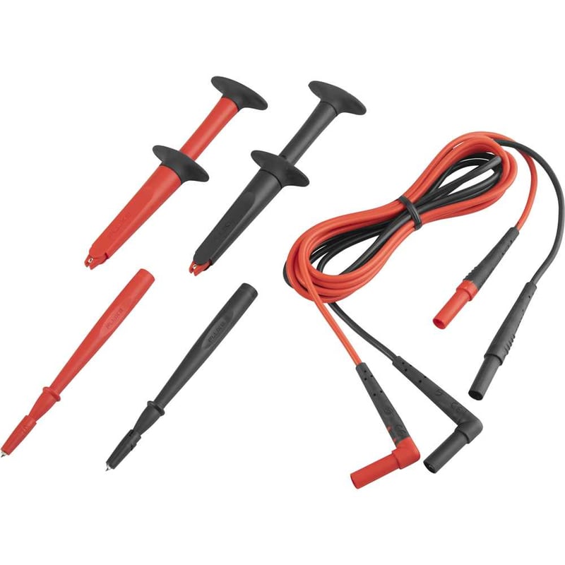 Pontas de prova para alicates amperímetro e multímetros, CAT III - 1000 V, CAT IV - 600 V, KIT TL223, 2003633