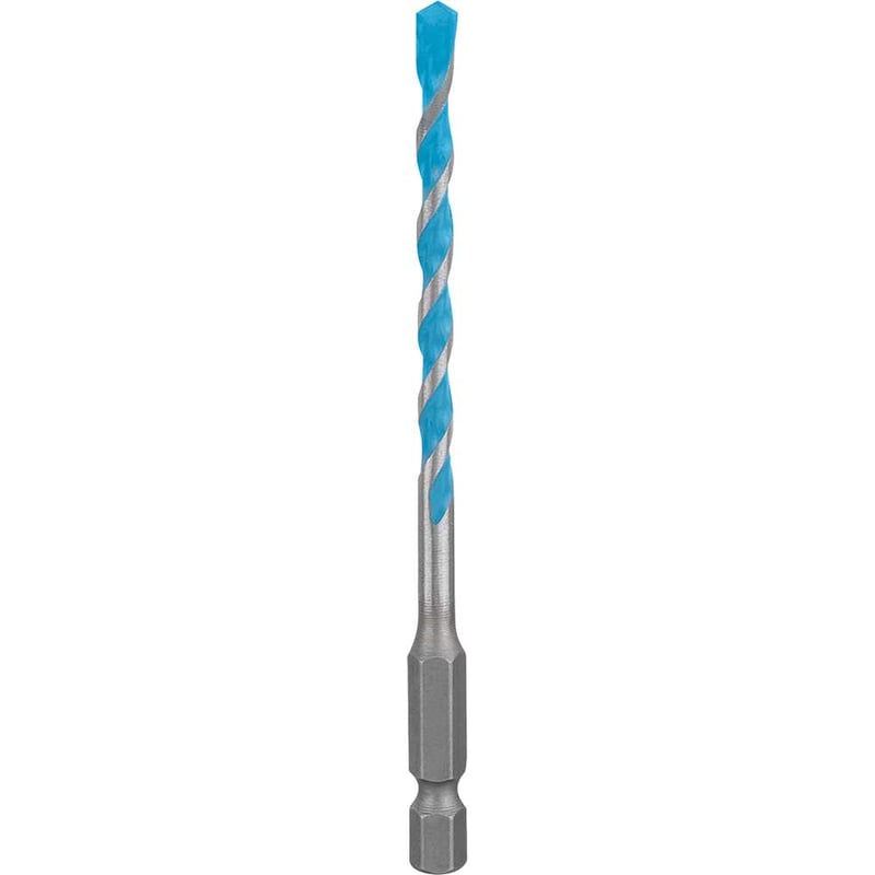 Broca multiuso, com ponta de metal duro e encaixe hexagonal de 1/4", 5,0 mm x 100 mm, Expert HEX-9 Multiconstruction