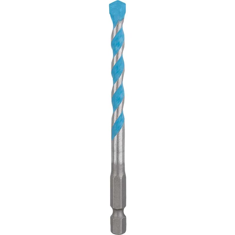 Broca multiuso, com ponta de metal duro e encaixe hexagonal de 1/4", 6,5 mm x 100 mm, Expert HEX-9 Multiconstruction