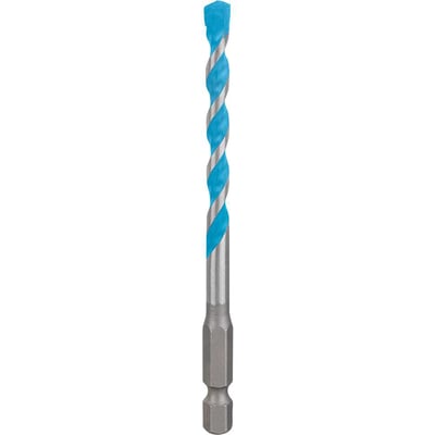 Broca multiuso, com ponta de metal duro e encaixe hexagonal de 1/4", 6,0 mm x 150 mm, Expert HEX-9 Multiconstruction