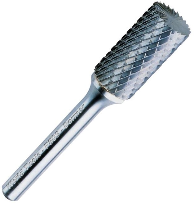 Lima rotativa cilíndrica, 6,0 mm x 18,0 mm, com haste 6,0 mm