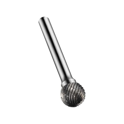Lima rotativa esférica, 6,0 mm x 4,7 mm, com haste 6,0 mm