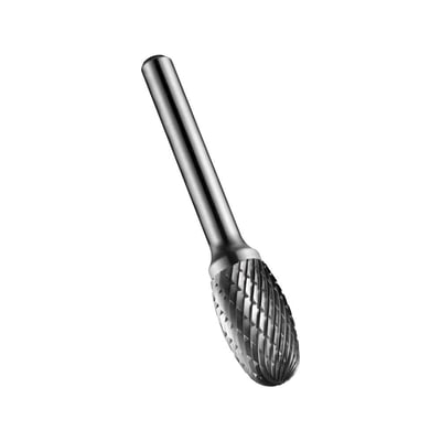 Lima rotativa oval, 12,7 mm x 22,0 mm, com haste 6,0 mm