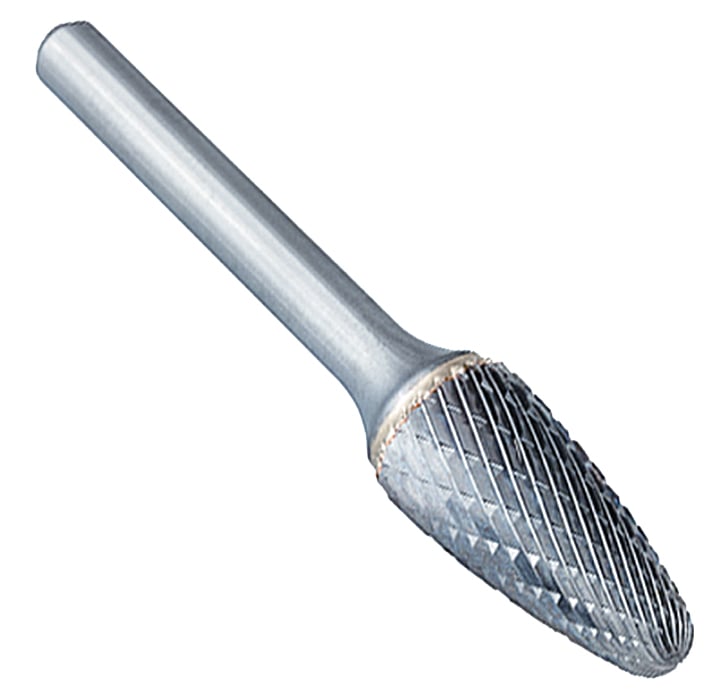 Lima rotativa árvore abaulada, 6,3 mm x 12,7 mm, com haste 3,0 mm, P8116.3X3.0