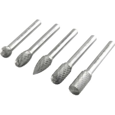 Jogo de lima rotativa de metal duro P88001, 5 peças, forma, B, C, D, E, G, 5 peças