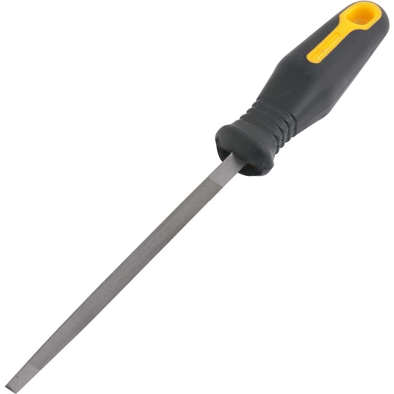 Lima triangular slim taper, 4.1/2", com cabo