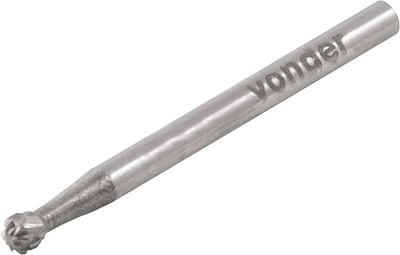 Lima rotativa esférica, 3,0 mm, com haste 3,0 mm