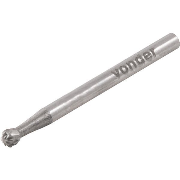Lima rotativa esférica, 4,0 mm x 4,0 mm, com haste 3,0 mm