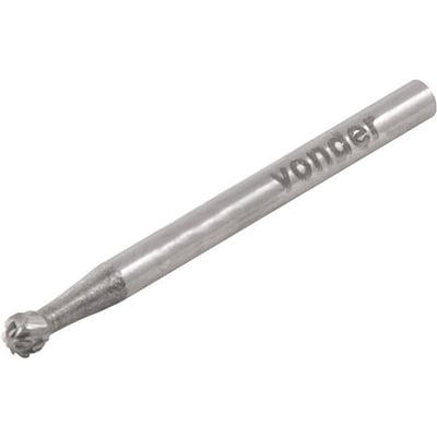 Lima rotativa esférica, 5,0 mm x 5,0 mm, com haste 3,0 mm