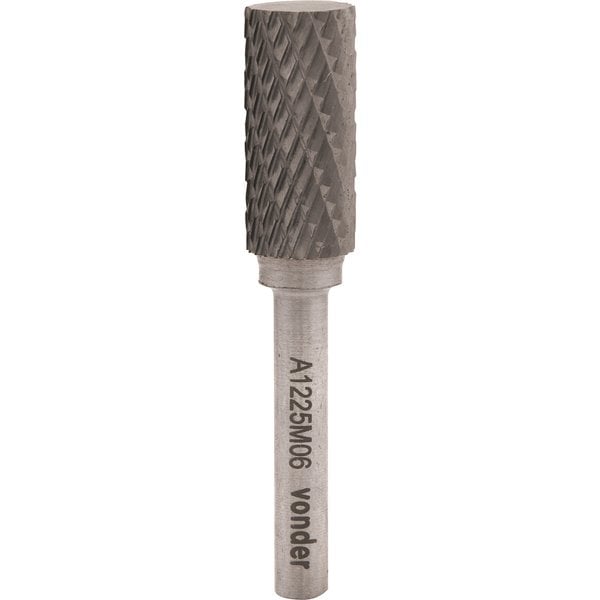 Lima rotativa cilíndrica, 6,0 mm x 16,0 mm, com haste 6,0 mm