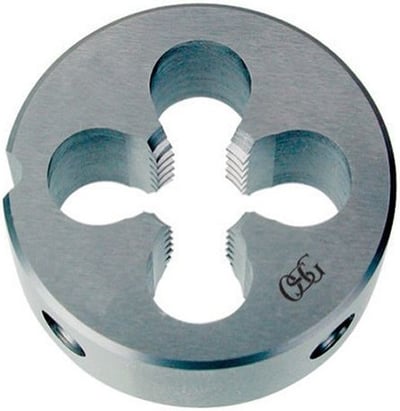 Cossinete de aço rápido, 5,0 mm x 0,80 mm x 20,0 mm, sem peeling, DIN 223B 105/8C