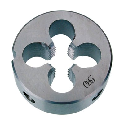 Cossinete de aço rápido 3/8", UNF, externo 30 mm, com peeling, DIN 223-B, 106/9