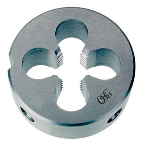 Cossinete de aço rápido 1/2", BSW, externo 38 mm, com peeling, DIN 223B 107/8