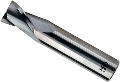 Fresa de topo em aço rápido 10,0 mm, 2 cortes, com 8% de cobalto, 327B, 801/1