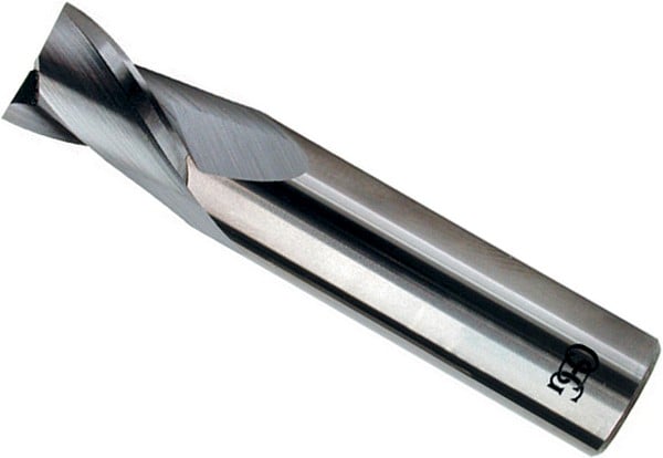 Fresa de topo em aço rápido 18,0 mm, 2 cortes, com 8% de cobalto, 327B, 801/1