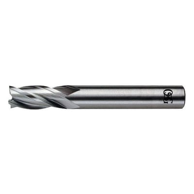 Fresa de topo em aço rápido 9,0 mm, com 8% de cobalto, 4 cortes, DIN 844N 802/1
