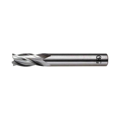 Fresa de topo em aço rápido 10,0 mm, com 8% de cobalto, 4 cortes, DIN 844N 802/1