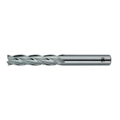 Fresa de topo em aço rápido longa 12,0 mm, com 8% de cobalto, 4 cortes, DIN 844N 802/2