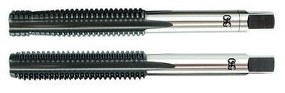 Macho manual de aço rápido 5/8" UNC, jogo com 2 peças