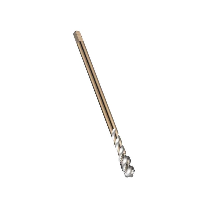 Macho máquina HSS-E PM, 8 mm x 0,75 mm, com canal helicoidal, DIN 374, EX10M8X.75
