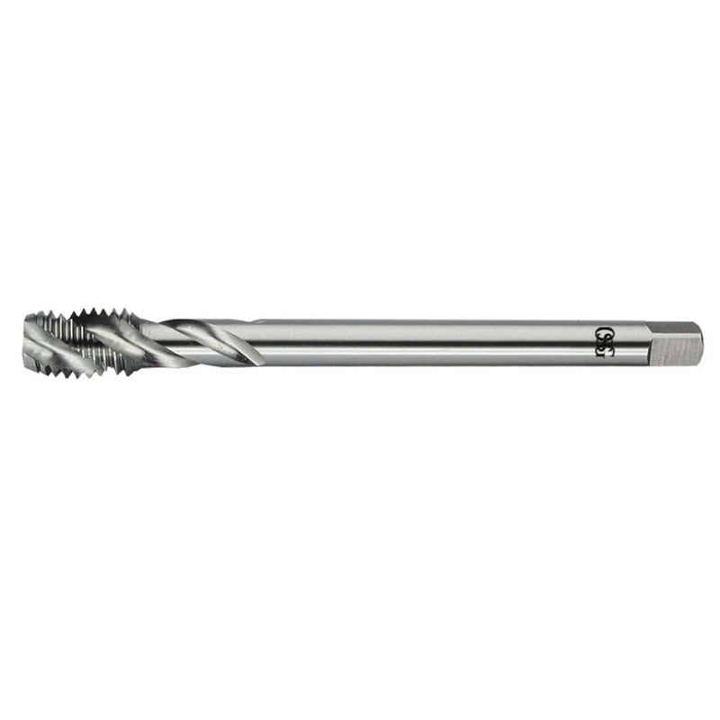Macho máquina HSS-E, 7/16" UNF, com canal helicoidal, DIN 2183