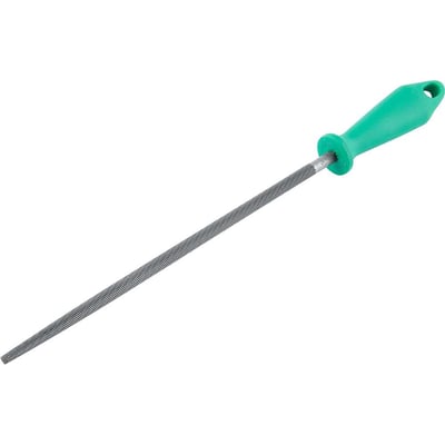 Lima redonda bastarda, 10", com cabo