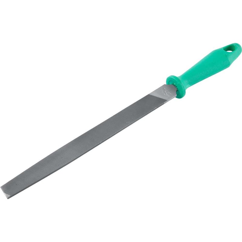 Lima chata murça, 8", com cabo plástico