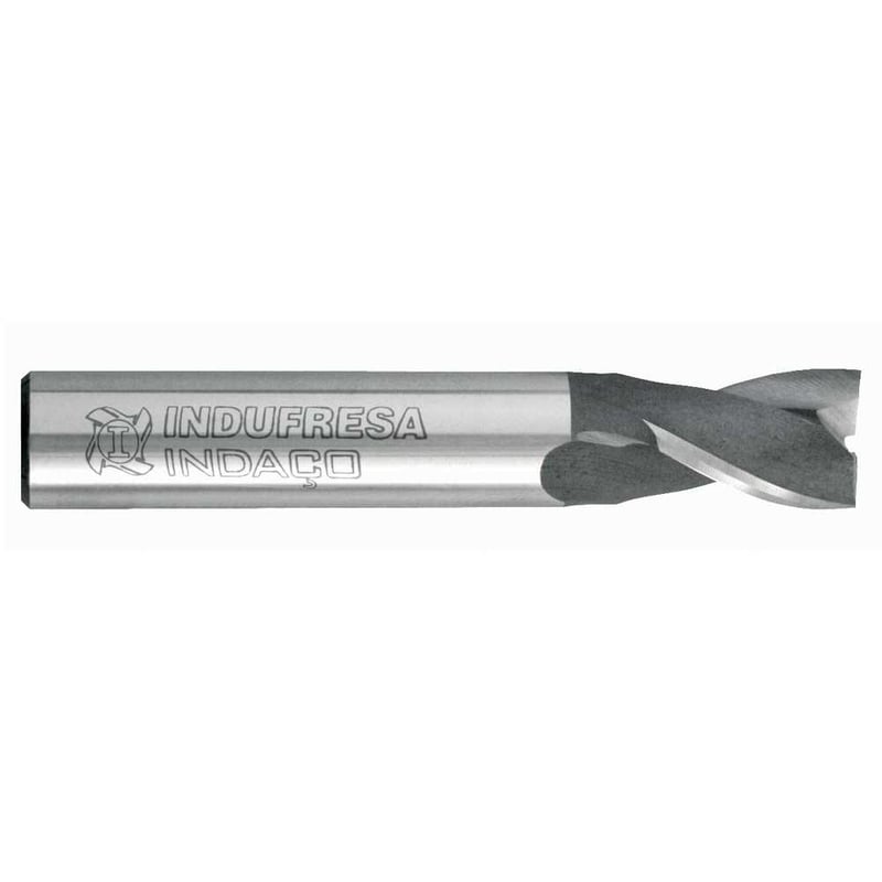 Fresa de topo em aço rápido 18,0 mm, 2 cortes, 327B, 1445, INDAÇO