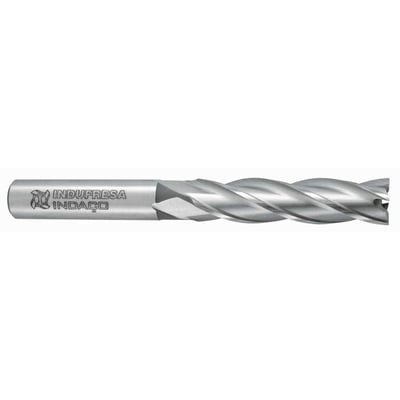 Fresa de topo em aço rápido 10,0 mm, com 4 cortes, DIN 844AN 1501, INDAÇO