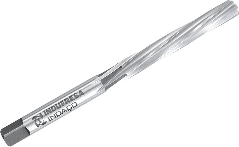 Alargador manual, aço rápido, haste paralela, canal helicoidal, 3,5 mm, INDAÇO
