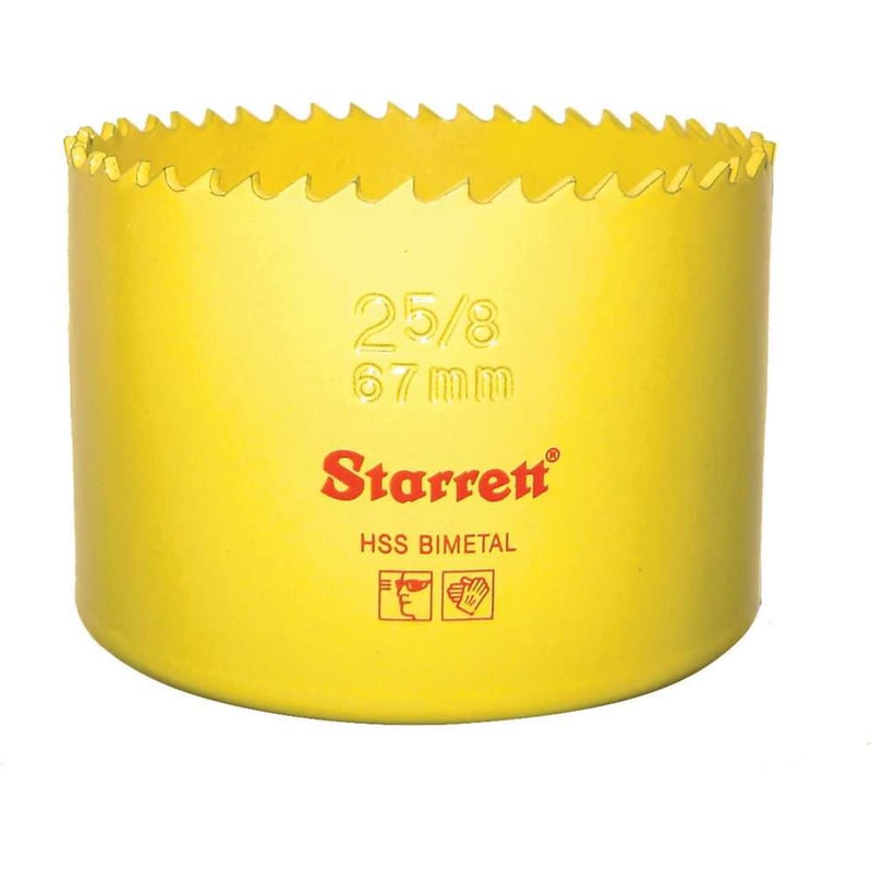 Serra copo de aço rápido, 67 mm - 2.5/8", Fast cut, FCH0258-G